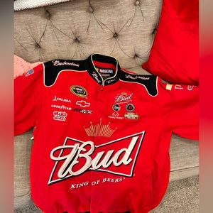Mens xl Kevin Harvick sprint cup Budweiser jacket in excellent condition